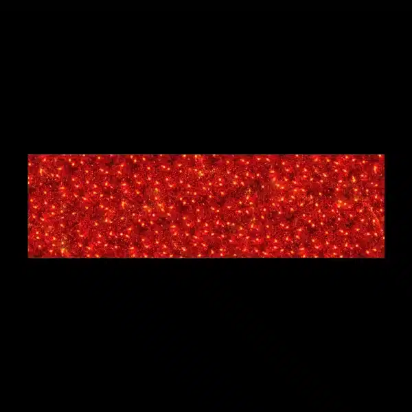 Giant red ribbon section 2D Christmas decoration for outdoor use