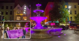 Excellence in the evening time Berwick Fountain