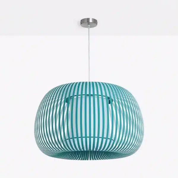 Green Fabric Shade Pendant Light 60CM