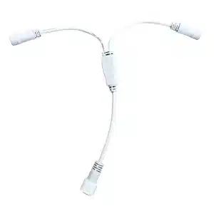 2 way mains voltage connector white