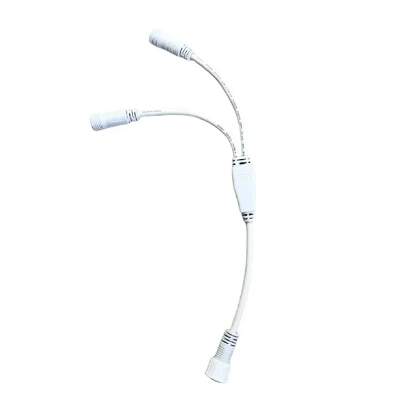 2 way mains voltage connector white