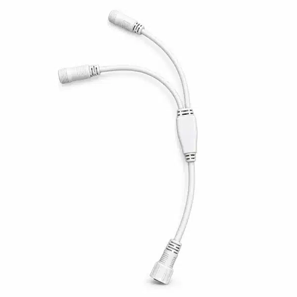 2 way connector mains voltage for string lights in white colour