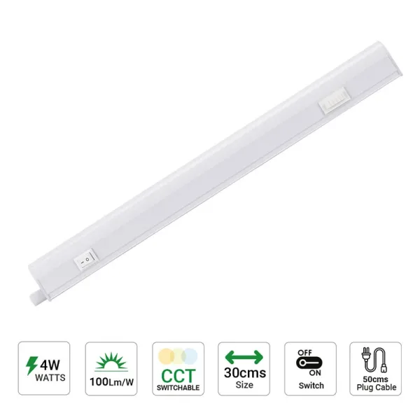 4W LED CCT T5 under cabinet batten light features