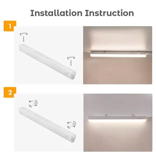 8W LED CCT T5 under cabinet batten light installation instructions