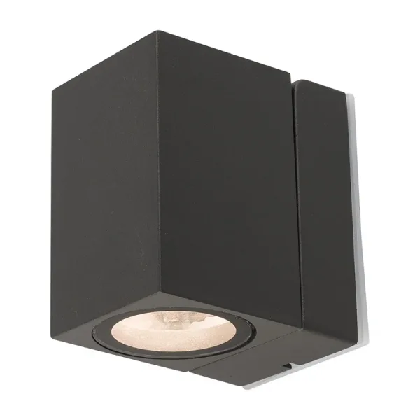 Adjustable outdoor wall light in anthracite grey finish