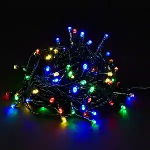 100 LED Multicolour Battery Christmas Lights Product Image