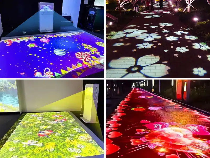 interactive projectors for indoor and outdoor