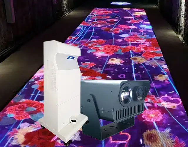 interactive projectors with motion detector