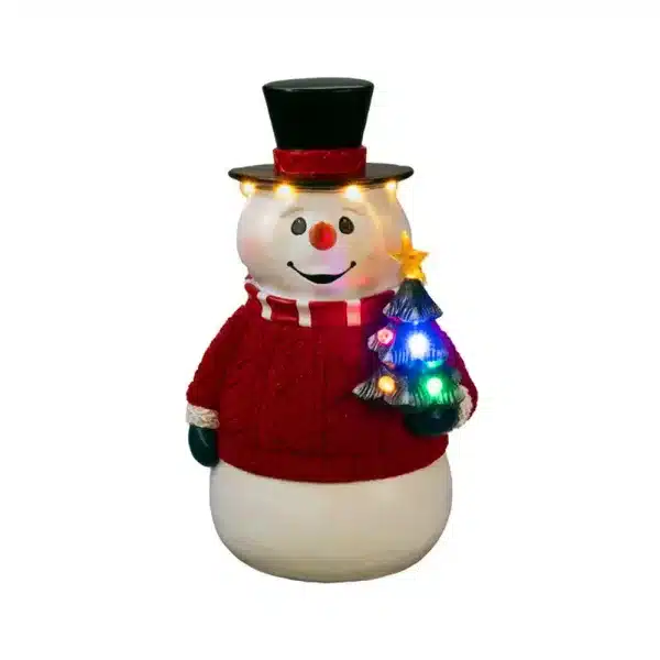 Battery operated snowman outdoor Christmas decoration product image