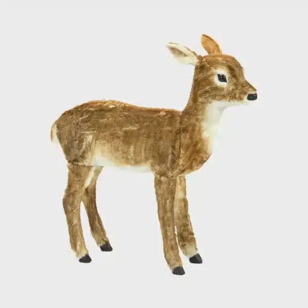 Brown baby furry Christmas deer decoration home decoration