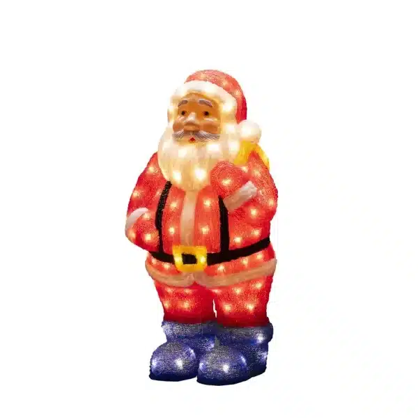 Santa Claus outdoor Christmas decoration made from acrylic