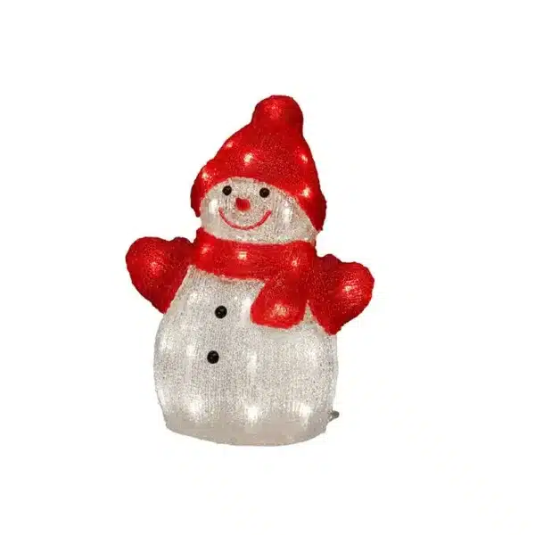 Snowman With Scarf Outdoor Christmas Decoration Product Image
