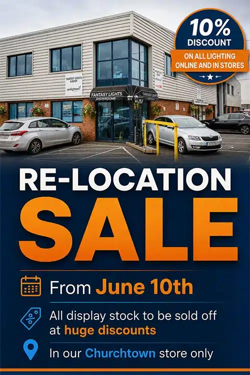 Churchtown showroom relocation sale
