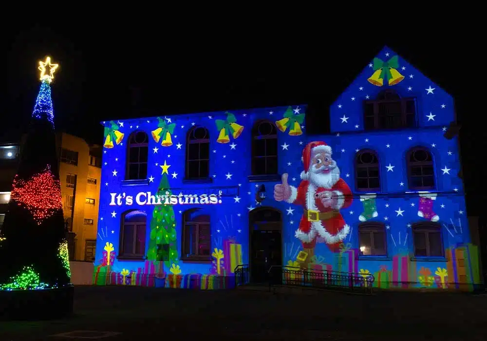 Gobo projection lighting