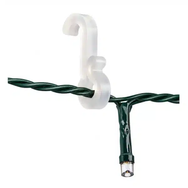 36 mini gutter hooks with string light view