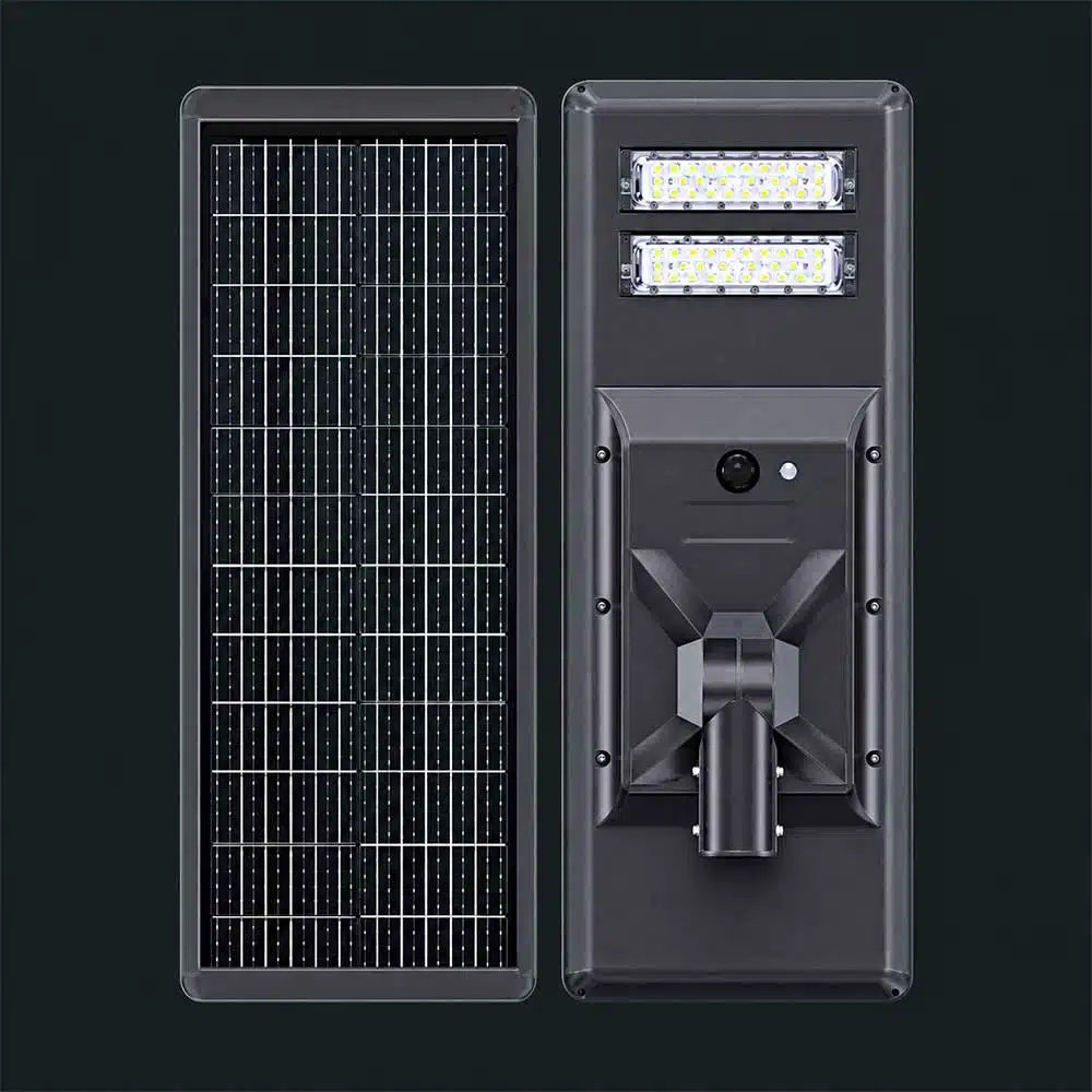 60W-All-in-One-Solar-Street-Light-Head-Product-View 60W all in one solar street light head product view