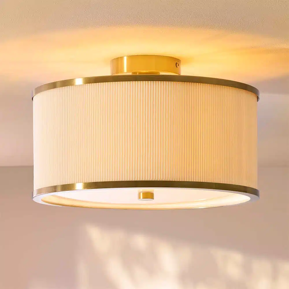 Endon-121988-Lexi-Brushed-Aged-Brass-Flush-Pendant-Ceiling-Light-Close-View Endon 121988 Lexi brushed aged brass flush pendant ceiling light close view