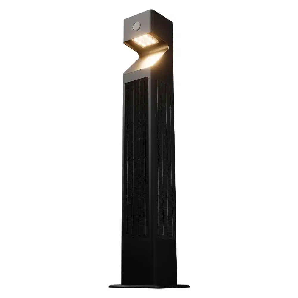 Woodpecker-CUBE-180-Solar-LED-Bollard-Light-Product-View Woodpecker Cube 180 solar LED bollard light product view