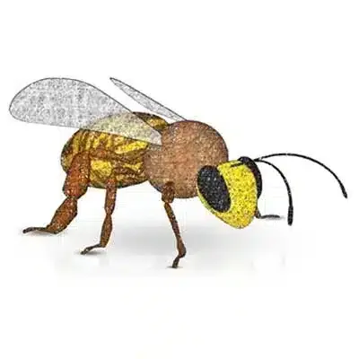 Giant-Bee-3D Giant bee for ground decorations