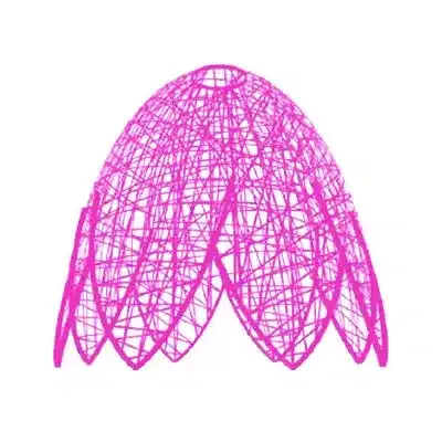 Inverted tulip for party decoration