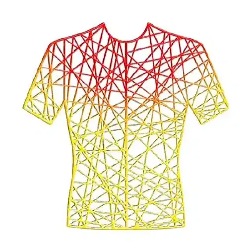 Jersey structure for ground decorations