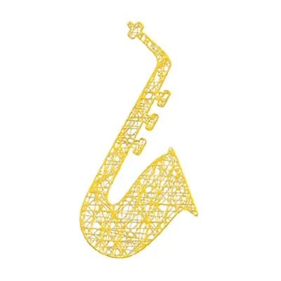 Saxophone Musical Hanging Decoration