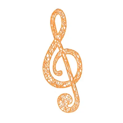 Treble Clef Musical Hanging Decoration