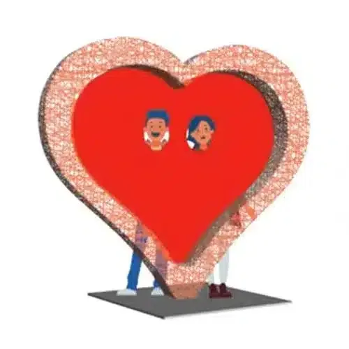 Valentine’s-Day Valentines day photobooth decoration